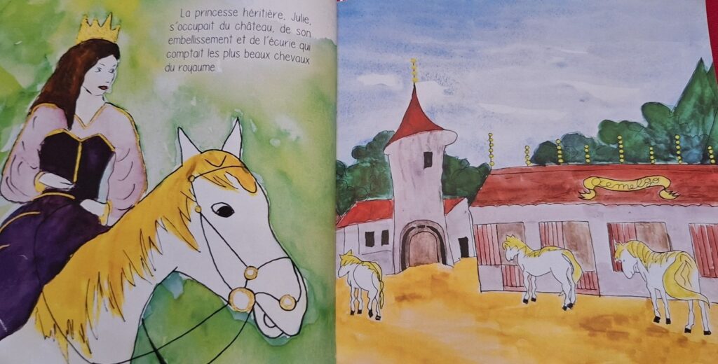 Illustrations originales pour un livre pour enfants “Il était une fois à Océmelgo” par Marie Chaudet Solac